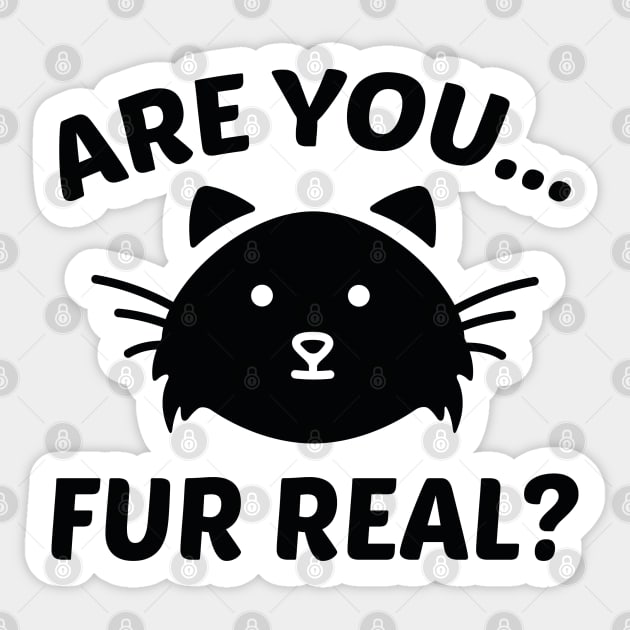 Are You Fur Real? Sticker by AmazingVision